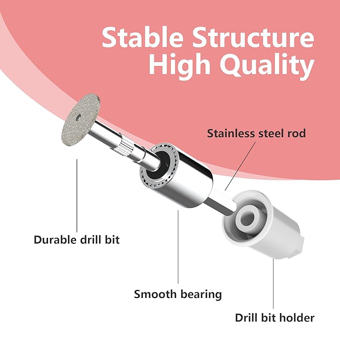 Sapphire Wheel, Nail Drill Bit for POLAMD Professional Manicure Pedicure Set for Trimming, Filing and Shaping Nails(Device not Included)