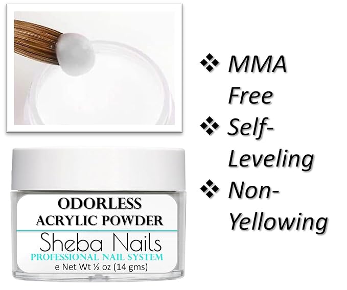SHEBA NAILS State Board Sealed Odorless Nail Acrylic Basic Kit