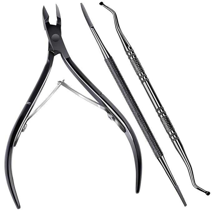 Teenitor Ingrown Toenail Removal Kit, Ingrown Toenail Treatment, Ingrown Toenail File and Lifters, Ingrown Toenail Clippers, Cuticle Trimmer Cuticle Cutter, Ingrown Toenail Tools Kit