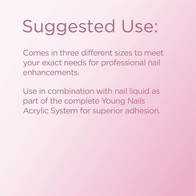 Young Nails Acrylic Cover Powder, Beige, 45 Gram