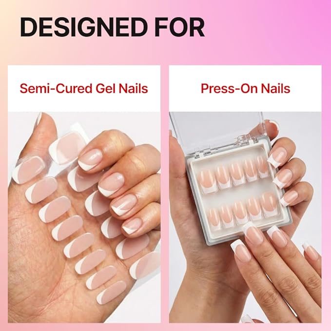 UUUUU Gel Nail Strip and Press Ons Remover | Magical Nail Serum Remover for Semi-Cured Gel Strips | Gel Remover for Nails | Non-Toxic, Odorless, Gentle & Nourishing Formula | Vegan & Cuticle-Safe