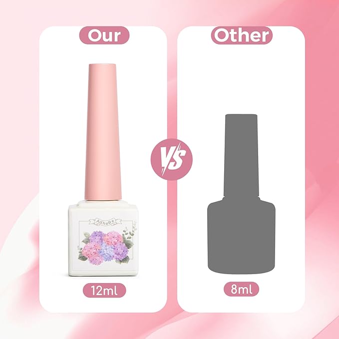 ADHERE Jelly Gel Nail Polish Set, 8 Colors 12ml Jelly Gel Polish Kit Nude Pink Neutral Nail Art Design Sheer Translucent Nail Polish Kits for Salon Need Lamp Curing Nail Art DIY at Home for Women