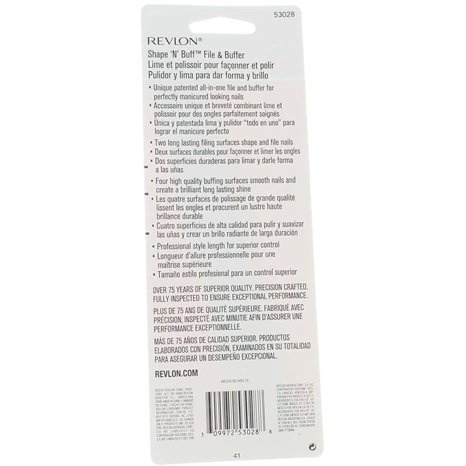 Revlon Beauty Tools Shape 'N Buff Nail Buffer - 2 Pack
