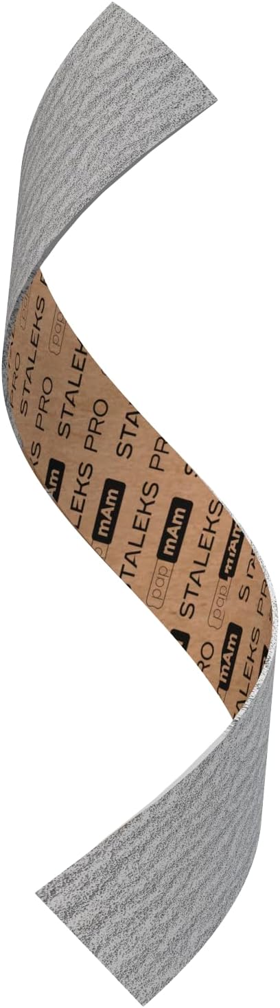 STALEKS PRO Smart 22 PapmAm Disposable Nail Files (180 Grit, 50 Pcs) – Glueless Soft Foam Abrasive Covers with Aluminum Oxide for Natural & Artificial Nail Shaping