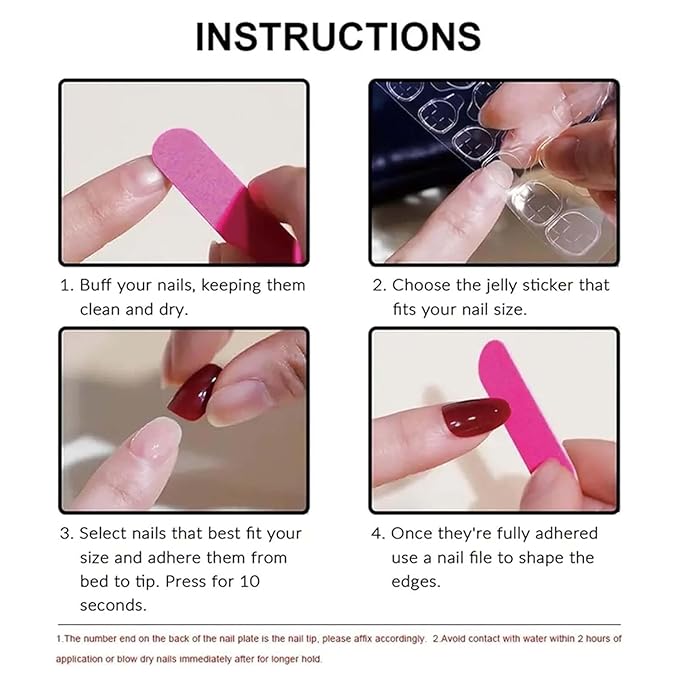 French Tip Nails Press ons Black White Fake Nails Duck False Nails with Design Rhinestone Glue on Nails Bow Stick on Nails Glossy Artificial Acrylic Full Cover Nail for Women Girls Manicure 24Pcs