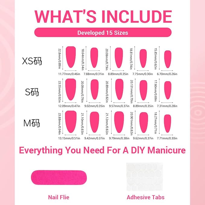 Easter Press on Nails - Short Square Fake Nails with Black Rabbit | Pink Flower Designs False Nails Press ons Reusable Full Cover Stick on Nails Easter Nails for Women Manicure 24Pcs