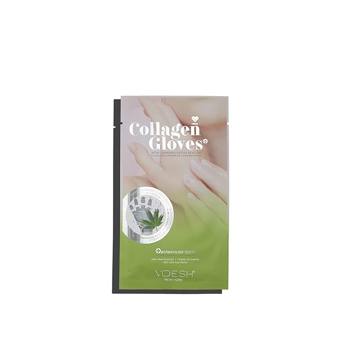 VOESH Collagen Gloves, Vegan Hand Masks, Variety 5 Pack, Moisturizing Hand Mask, Lotion Gloves, Hydrating Gloves, Hand Care, Spa Manicure Gloves, Dry Hand Treatment