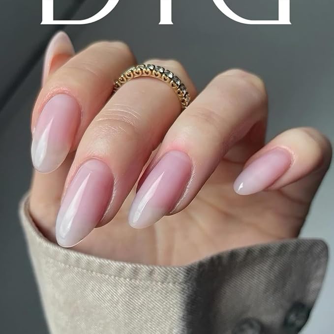 DIDIER LAB Premium Builder Gel in a Bottle - Milky Pink - Strengthens Natural Nails - LED UV Builder Gel for Nails - Hard Nail Builder for Nail Repair and Extensions 0.51 fl oz