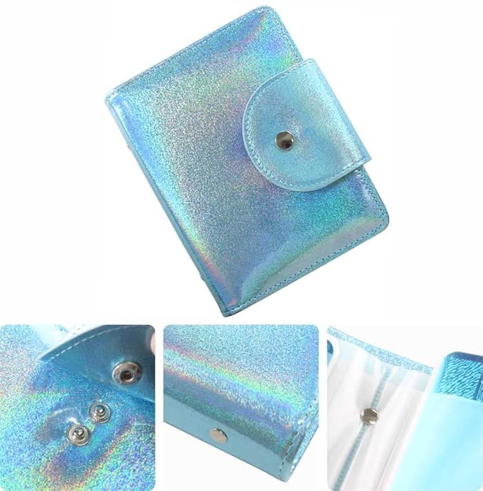 Yigo 20 Slots Image Stamper Plate Collection Laser Color Nail Art Stamp Plate Stamping Plates Cases Stamp Nail Template Organzier for 9.5X14.5CM Size Nail Art Plates (A-Light Green)