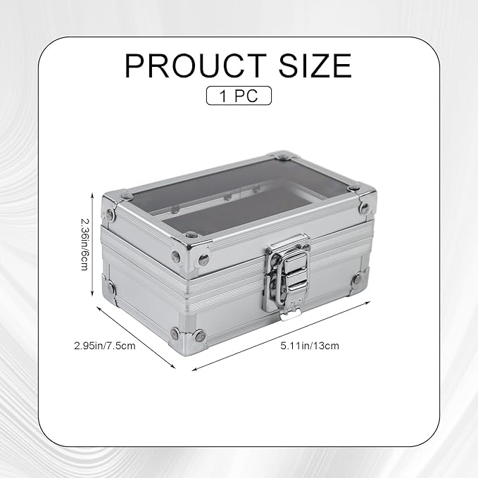 50 Holes Nail Drill Bit Holder Storage Box Case Nail Polishing Heads Holder Organizer Container for Salon Nail Grinding Head