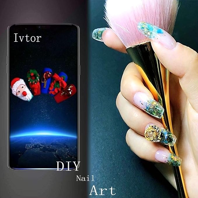 Acrylic Nail,Coffin Nails Full Cover, Ivtor Clear Artificial Nails Tips Ballerina Nail Art DIY at Home For Women 600Pcs 10 Sizes
