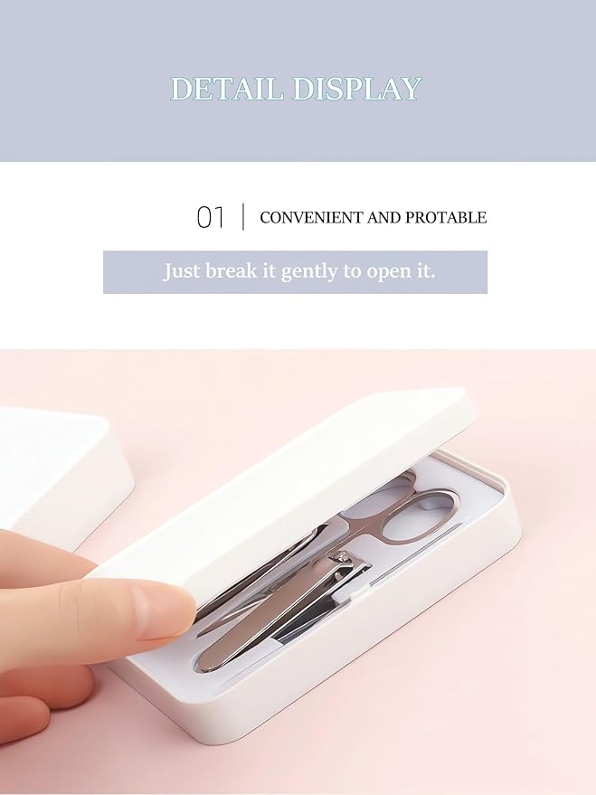 Manicure Set Personal Care Nail Clipper Kit Professional Manicure Pedicure Set Mens Accessories Personal Care Set Nail Grooming Kit Gift Idea Present for Men Women
