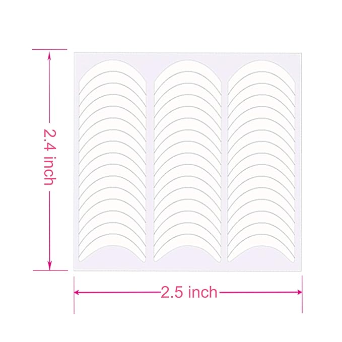 TailaiMei 1752 Pieces 3 Designs French Manicure Nail Art Stickers, Self-Adhesive Nail Tips Guides for DIY Decoration Stencil Tools (36 Sheets)