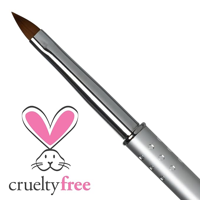 Americanails Faux Kolinsky Designer Series 3D Acrylic Nail Art Brush - Size #4