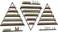 Wall Mounted Nail Polish Rack Triangle Metal Storage Rack 6 Sets Nail Polish Holder Essential Oil Holder, for Nail Techs Nail Salon Shop/Retail Shop,Black