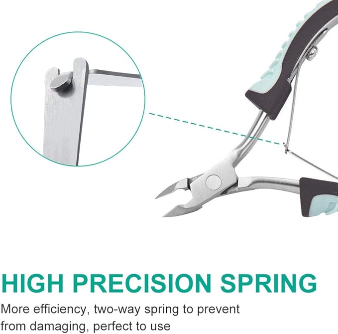 IVON Cuticle Trimmer, Non-Slip Professional Cuticle Nipper Stainless Steel Cutter