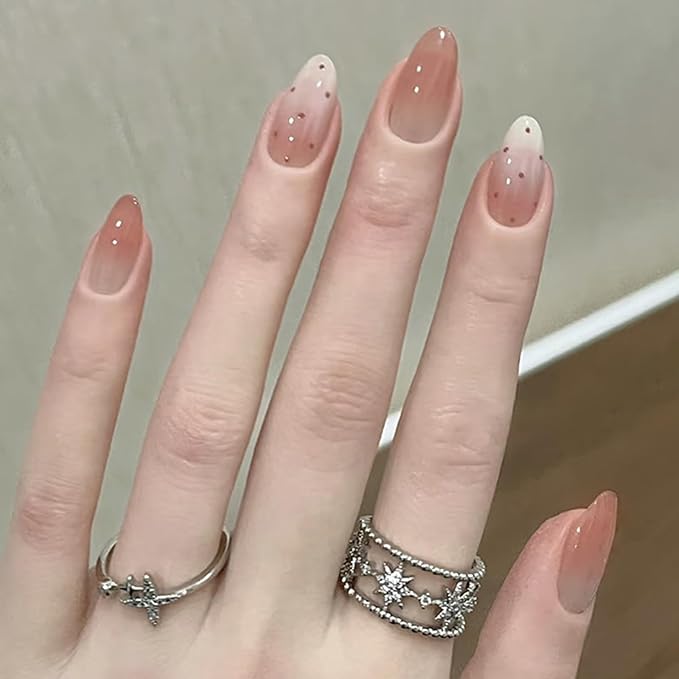 6 Packs (144 Pcs) | Reusable Press on Nails | cute nails | 6-Style Bundle | 12 Sizes | Each Style 24 Pcs | White theme bow