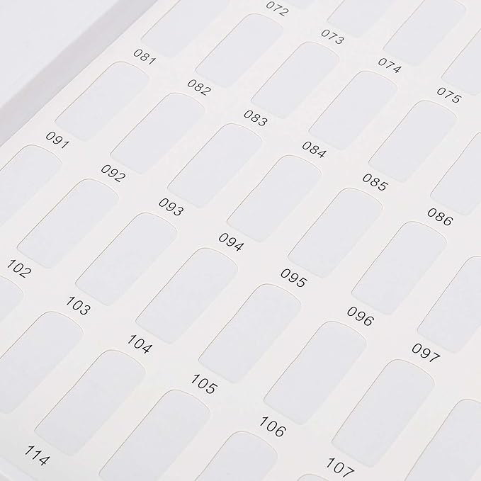 PINGEUI 4 Pack 120 Colors Nail Display Book, Nail Gel Polish Display Chart with 480 Nail Tips, Nail Color Sample Book Nail Gel Color Card Book, for Nail Salon