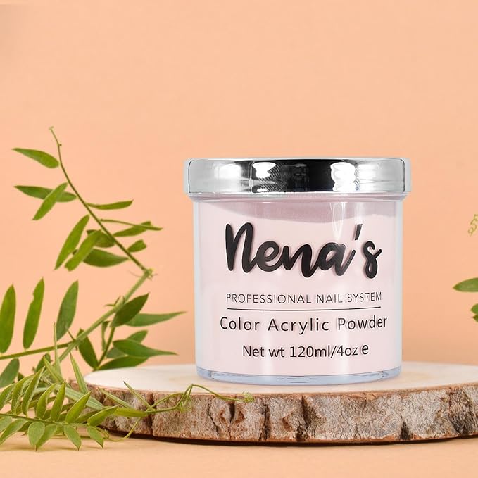 Nena's Superior Sculpting Powder Professional Acrylic Nail System wide color palette 4.0 oz (028)