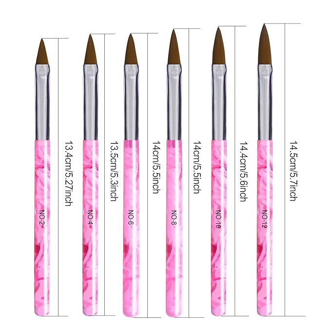 Professional Nail Art Brush Dotting Tools Kit (28pcs Pink)