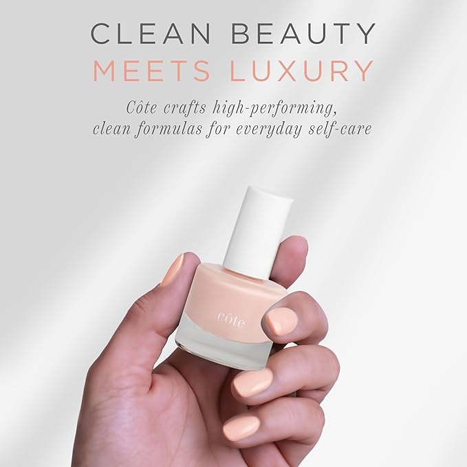 Cote Beauty’s Sunday Brunch, Blush Pink Nail Polish, Smooth & Sheer Finish, Vegan & Cruelty-Free, Long Lasting Nail Polish, Ideal for Every Occasion, Made in USA, 0.27 Fl Oz