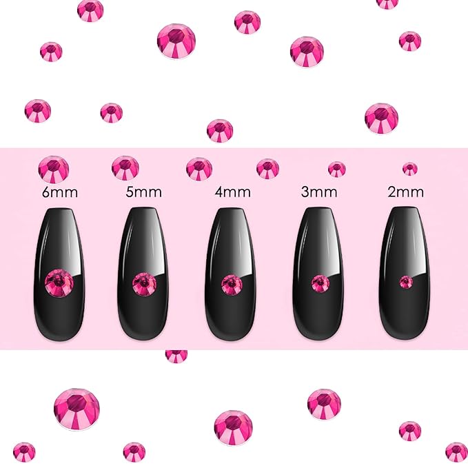 Canvalite 1500PCS Rhinestones Flat Back Gems, Nail Rhinestones Nail Art Gems with Pick Up Tweezers and Rhinestone Picker Dotting Pen, Nail Art Tools for Nails, Clothes, Face, Craft…