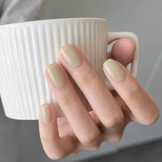 GAOY Jelly Gel Nail Polish, 16ml Sheer Translucent Soak Off Gel Polish, UV Light Cure for Nail Art DIY at Home, 3158 Beige Moss