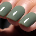 Gel Polish, 15ml Sage Green Gel Nail Polish Autumn Winter Art Starter Manicure Salon DIY at Home Soak off LED UV