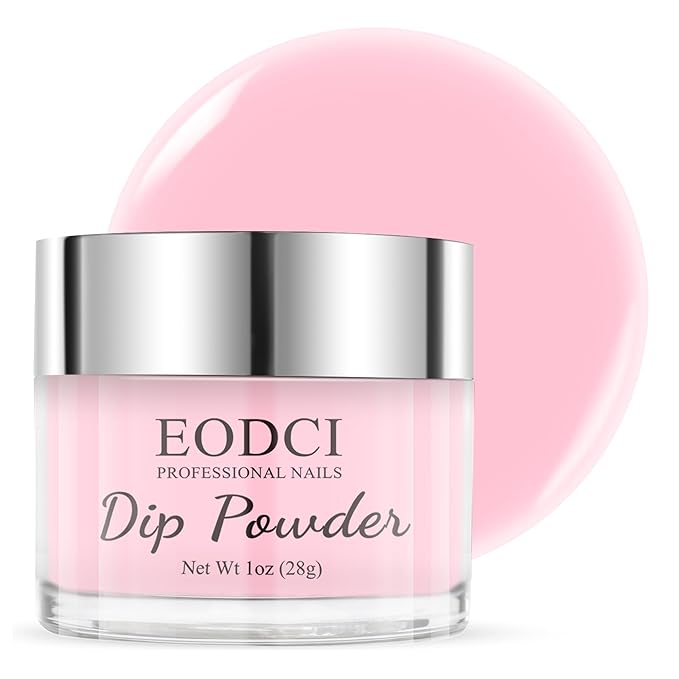1 Oz/28g Pink Dip Powder, Neutral Nail Dipping Powder for Long-lasting 28 Days+ Dip Nail Art French Manicure Nail Starter & Professional Home DIY Salon Use, No Needed Nail Lamp Curing