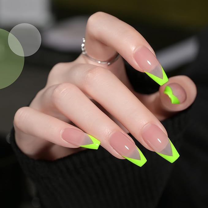 GAOY Neon Green Gel Nail Polish, 16ml Soak Off Gel Polish, UV Light Cure for Nail Art DIY Manicure at Home, 2278 Neon Green