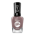 Sally Hansen Miracle Gel Salon Quality Nail Polish | Gel-Like Formula, Two-Step System, No UV Light Needed, Long Lasting | Opaque, Crème | 205 To The Taupe | Deep Taupe Nail Polish