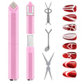 2026 Upgrade 4-in-1 Diamond Cat Eye Magnet for Nails Art,3 Creative Patterns for Cat Eye Gel Polish（French, heart, rabbit）, Easy to Use for Beginners & Nail Artists