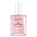 MelodySusie Nail Strengthener and Growth Treatment, 2-in-1 Ridge Filling Base Coat & Glossy Concealer Polish for Damaged Nail Repair and Healthy Shine,Gifts for Women 15ml 0.5 Fl Oz Sparkling Pink