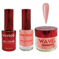 WAVEGEL Soak-Off Gel, Nail Lacquer & Acrylic/Dip Powder Matching Set - Queen Collection - #039 Mansa