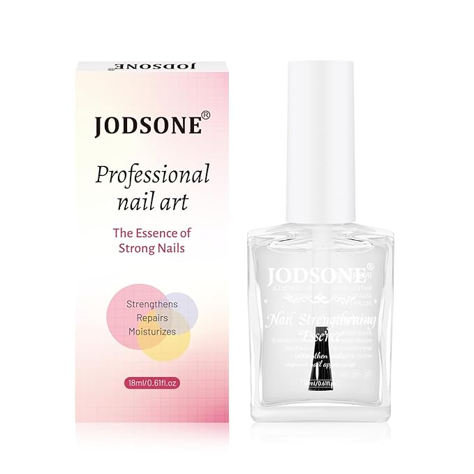 JODSONE 18ML Nail Strengthener, Air Dry Natural Nail Strengthener and Growth for Thin Nails and Growth