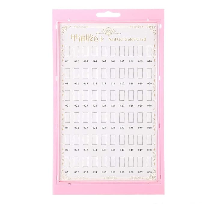 Nail Gel Polish Display Board, Nail Art Tips Chart Practice Design Rack Polish Palette Stand Showing DIY at Home()