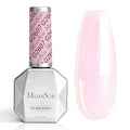 MelodySusie Shimmer Pearl Pink Gel Nail Polish, 0.5fl oz Soak Off UV LED Jelly Holographic Pink Glitter Gel Polish Gift for Women Nail Art Manicure Salon DIY Nail Design Decoration at Home-G2607