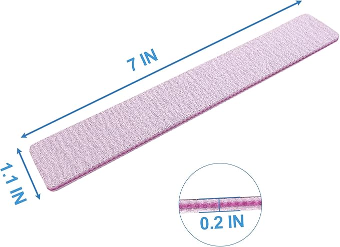 80/80 Grit Nail Files, Emery Boards Nail File for Acrylic and Gel Nails, Coarse Nail File Double Sided 80 Grits Emory Professional Filers Reusable Washable Manicure Square Gray (50 Pcs 80/80 Grit)