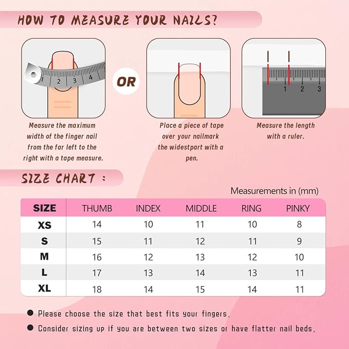Coffin Handmade Square Press on Nails with Charms – Ombre French Tip 3D Rhinestones Flower Cross Design 100% Artisan-Crafted Reusable Stick on Fake Nails (Size S)