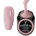 50g Builder Gel for Nails, Long-Lasting Soak-Off Nail Extension Gel for Beginners & DIY Home Salon Manicure(YMH04-Pale Lavender Nude)