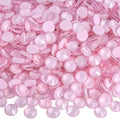 Blinginbox Flatback Rhinestones Round Gems, 1440pcs Luminous Series Glass Stones Neon Gems Non Hotfix Crystal Rhinestones for Nail Charms Crafts Clothes Tumblers,Mac. Lt. Pink Luminous,SS16.