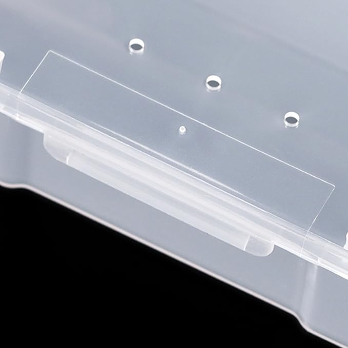 4Pcs Transparent Storage Boxes For Nail Tool Professional Pedicure Manicure Tools Set Plastic Nail Art Tool Box Storage Case Nail Supplies, White