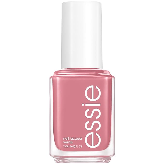 Essie Nail Polish, Salon-Quality, 8-Free Vegan, Mauve Pink, Into The A-bliss, 0.46 fl oz