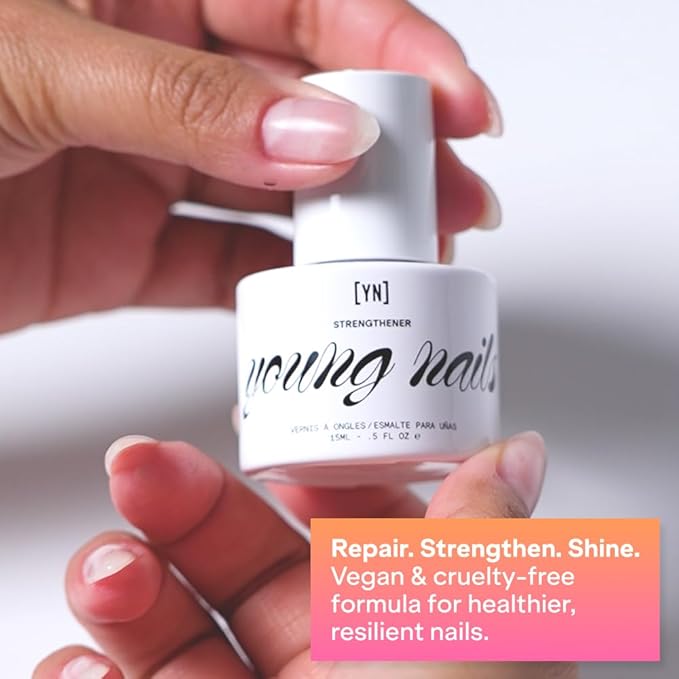 Nail Strengthener -Perfect for Damaged Nails, Nail Repair and Growth, Nail Hardener and Strengthener for Brittle or Weak Nails
