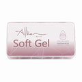 Allkem Soft Gel Nail Tips - Extra Short French Stiletto Nail Extensions Kit - 12 Sizes Long Full Cover Nails - Neutrals - Chic (360 Pieces)
