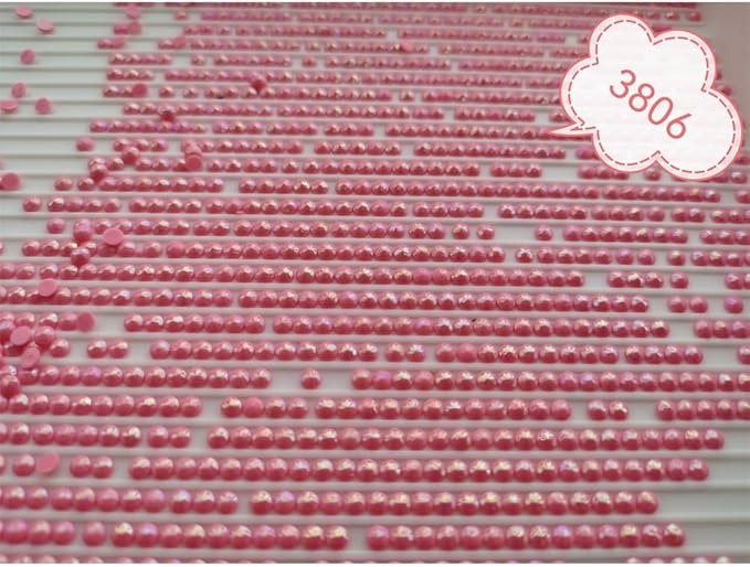 40000PCS AB Beads for Diamond Painting, Diamond Painting Accessories, 20 Colors Round Drills Rhinestones for Crafts, Bead Art or Nails Art, 2.8MM