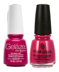 China Glaze Gelaze Tips and Toes Nail Polish, Make an Entrance, 2 Count