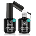 beetles Gel Polish 2Pcs 15ml Nail Glue Kit for Acrylic Nails, 5 in 1 Super Strong Brush in Nail Gel Glue for False Nails Tips and Gel Nail Polish Led Lamp Required