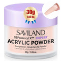 SAVILAND Nude Acrylic Powder: Smooth & Healthy Keratin Acrylic Nail Powder Ultra-High Blend Tech Professional Powder for Beginner Nail Extension & 3D Carving Home Travel