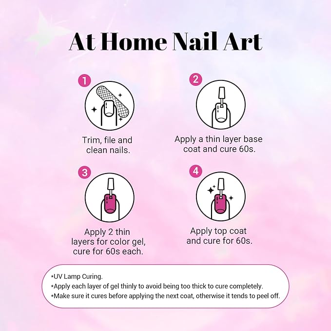JODSONE 23 PCS Glitter Gel Polish with Soak off Base Coat Matte and Glossy Top Coat Glitter 2026 Valentine's Day Red Pink Color High Shine and Fashion Gel Nail Polish Kit